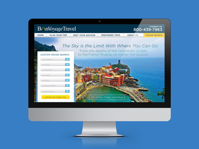 Bon Voyage site redesign