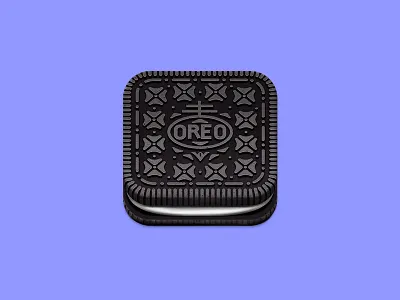 Oreo Cookie Icon app cookie icon illustration ios iphone oreo