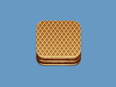 Wafer Cookie Icon app cookie icon illustration ios iphone wafer