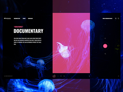 Documentary landing page