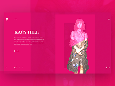 Kacy Hill - Artist page