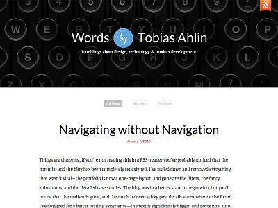 Blog header blog header ribbon rss wordpress