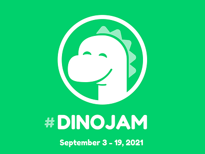 DINOJAM Logo branding design dinosaur graphic design identity illustration logo