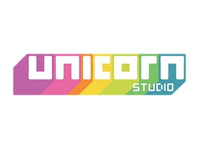 Unicorn Studio Logo gamedev identity indiedev logo logotype rainbow studio unicorn unicornstudio