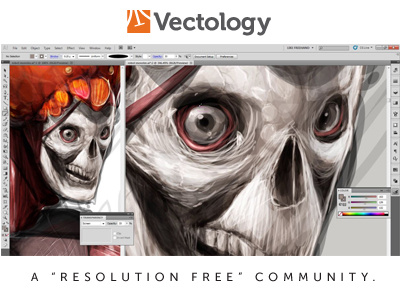 Reanimation 100% vector art illustrator vectology vector