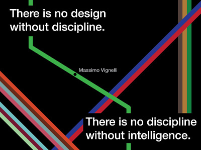 Designer Quote Series - Massimo Vignelli designer massimo newyork quotes vignelli