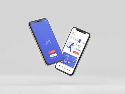 Fitness App  UI Design