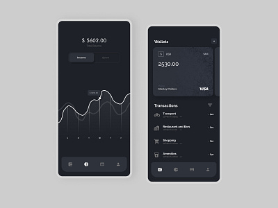 Finance App finance ui ui design uidesign uiux