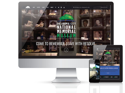 Memorial Museum Website Redesign museum non profit nonprofit web design wordpress