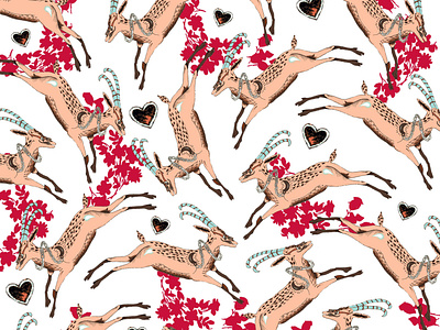 Goat Print pattern pattern art print design prints