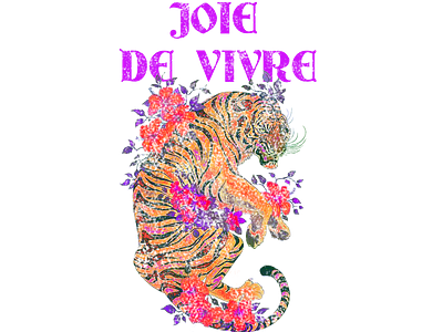 Joie de Vivre   T-shirt Print