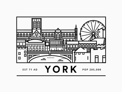 York greyscale illustration line snapchat filter united kingdom york