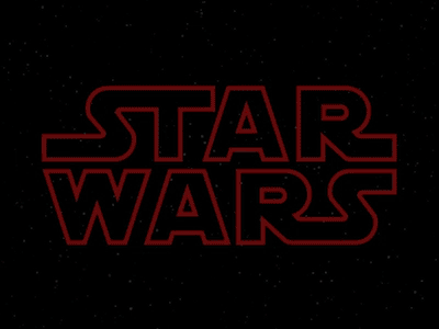 The Last Jedi animated film logo saga star wars the last jedi