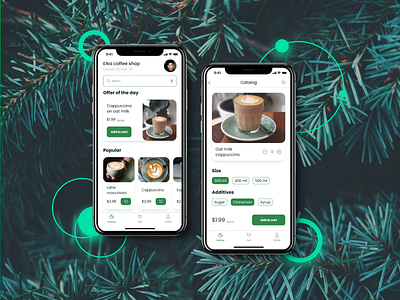 Mobile app for coffee shop