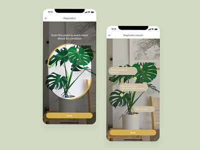 Mobile application for taking care of houseplants / pt02 app app design eco ecology flowers green home home plants mobile plants plants care ui ui design ux ux design ux designer ux ui