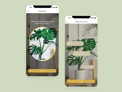 Mobile application for taking care of houseplants / pt02