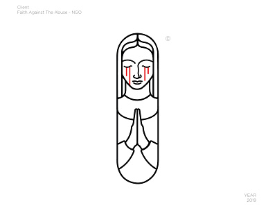 Faith Against The Abuse abuse against catholic church creative design faith minimal ngo studio