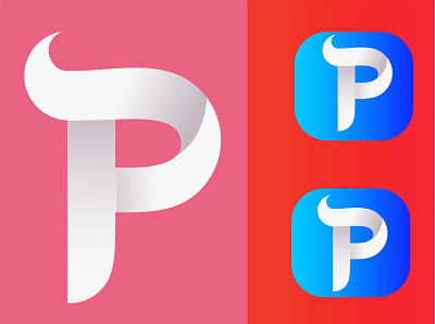 P abstract letter logo 3d artist abstract logo app colorful logo graphic graphic design graphicdesign graphics icon illustration lettering logo logo design logodesign logotype p typography ui ux