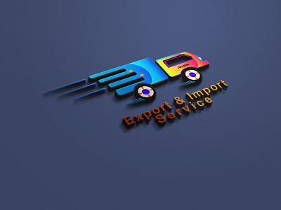 Export Car Logo Design Concept