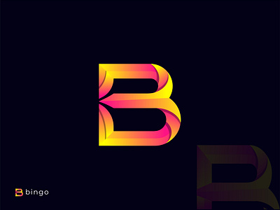 B Modern Letter Logo Design Template