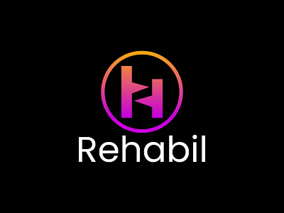 R+H logo - Rehabilitation logo - Modern  Rehab Logo