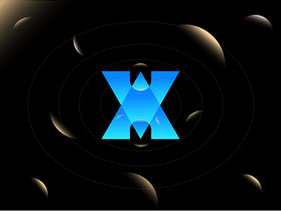 Modern X Branding Logo Design Template