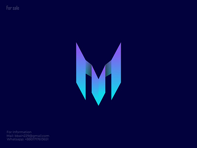 Branding M Letter & Fox Logo Design