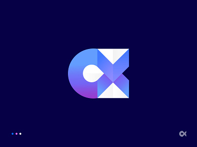 Modern C & X Letter Company Branding Logo Design