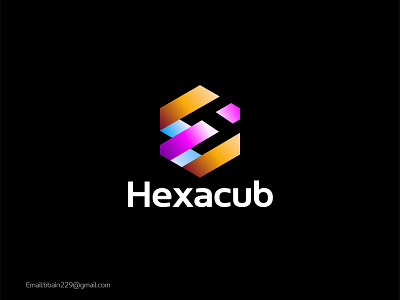 Hexacube Colorful Box Branding logo Design