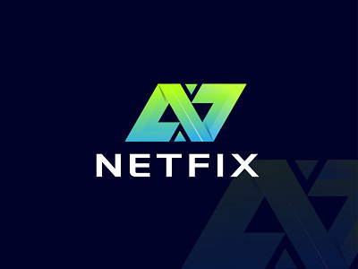 Netfix Modern N Letter Logo Concept 3d a b c d e f g h i j k l m n o p abstract logo animation branding colorful logo company logo design graphic design icon illustration logo logo design mark modern logo motion graphics q r s t u v w x y z symbol ui unique logo