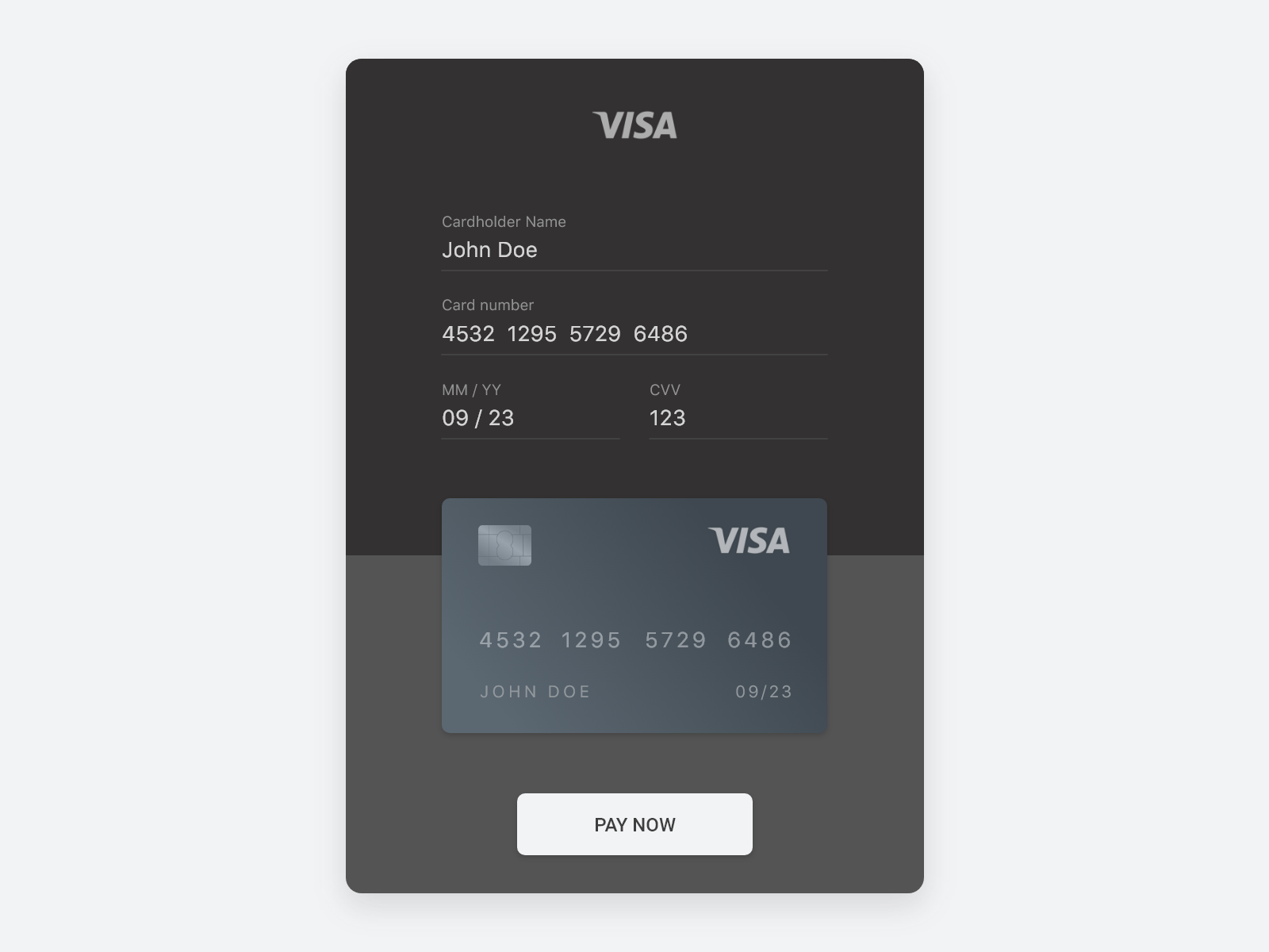 credit card dark mode concept by I. Fuchs on Dribbble