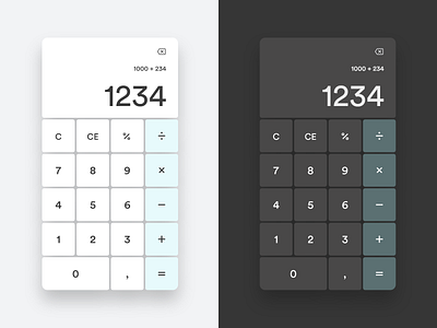 Daily UI 004 - calculator