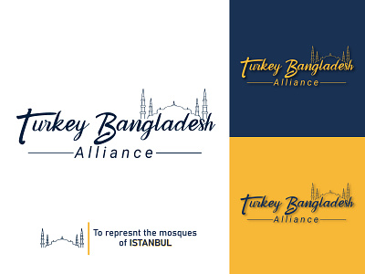 Logo For Turkey-Bangladesh Alliance advertisement design alliance bangladesh branding creative design graphic design icon icon design illustration logo turkey typography vector