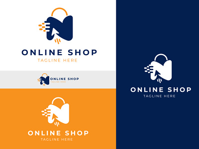 Online Shop Logo Design brand design branding business logo company logo design logo logodesign online logo shop logo shopping logo
