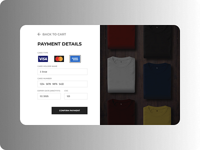 DailyUI #002 Credit Card Checkout