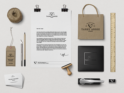 Tansy Annie Studio branding retail