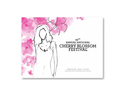 Cherry Blossom Festival Promotion print