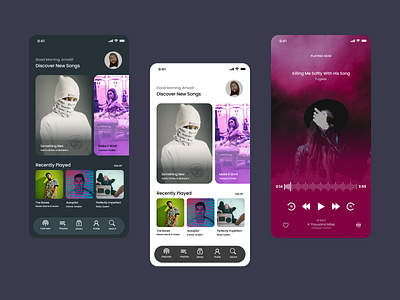 Music App UI Design