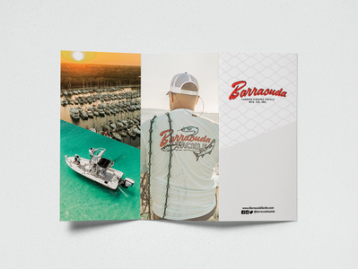 Barracuda Cast Net Brochure brochure brochure design brochure mockup design indesign tri fold tri fold brochure