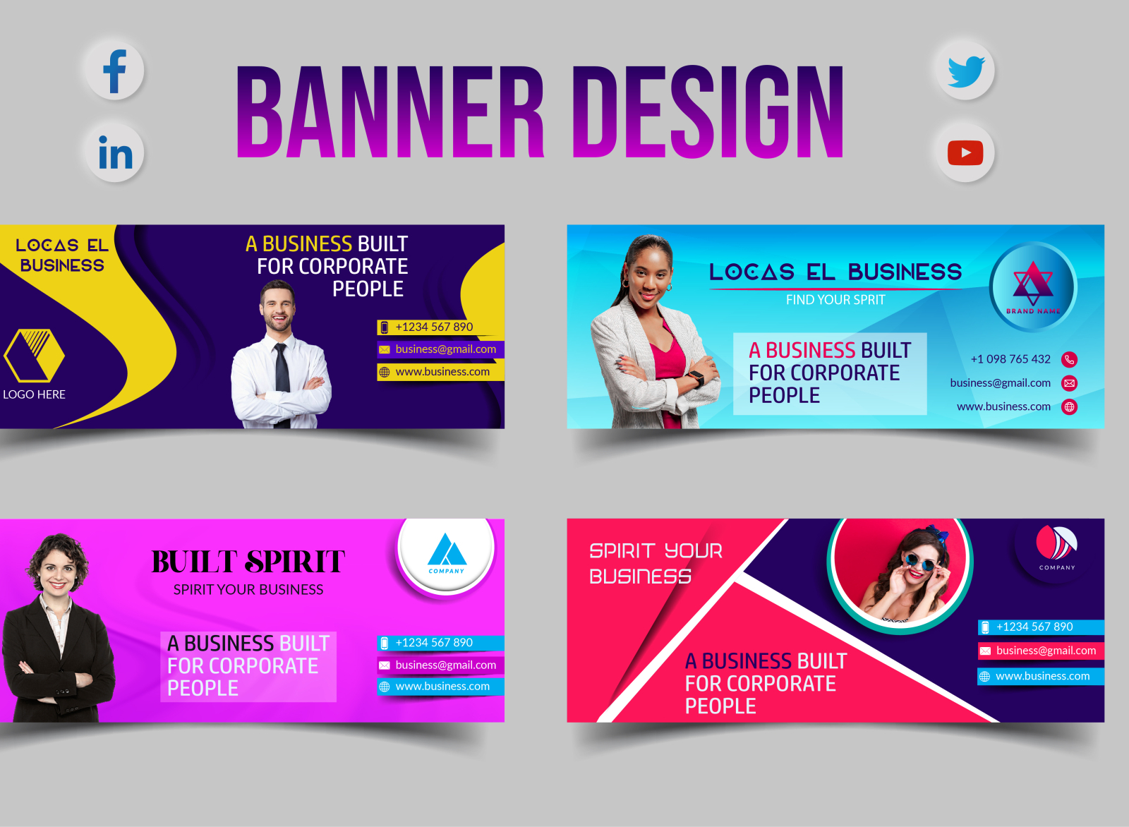 Banner Design by Gm Rabbani on Dribbble