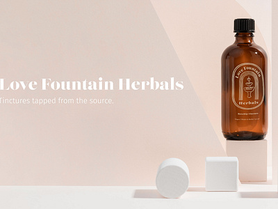 love fountain herbals branding