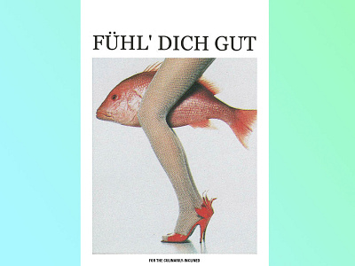 fuehl' dich gut: magazine for the culinarily inclined coverdesign graphic design magazine magazine cover magazine design minimal