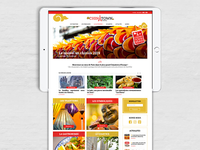 CHINATOWNPARIS asia french webdesign