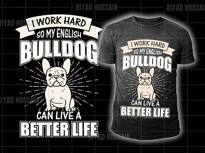 Bulldog Tshirt Design