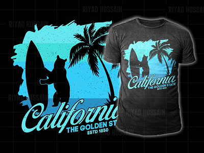 California T Shirt Design