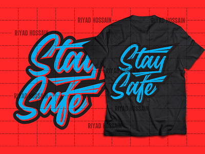 Stay Safe typography t shirt