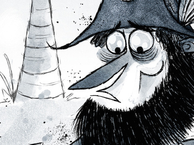 Arrrrrrrnother sneak peek digital illustration ink watercolour