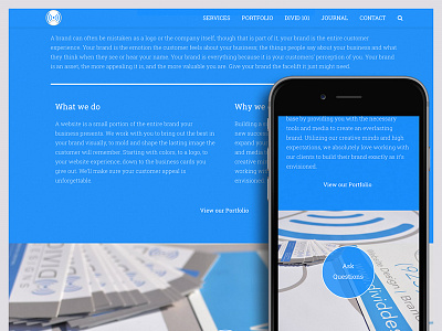 Divid 3.0 branding dribbble invite portfolio responsive design web design