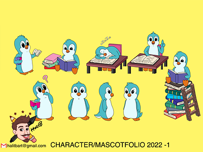 Character/Mascotfolio 2022-1-Halit Büyükyılmaz characterdesign cutecharacter halitb
