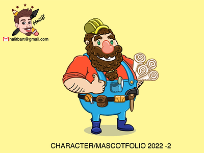 Character/Mascotfolio 2022-2-Halit Büyükyılmaz digitalart enjoyablecharacter